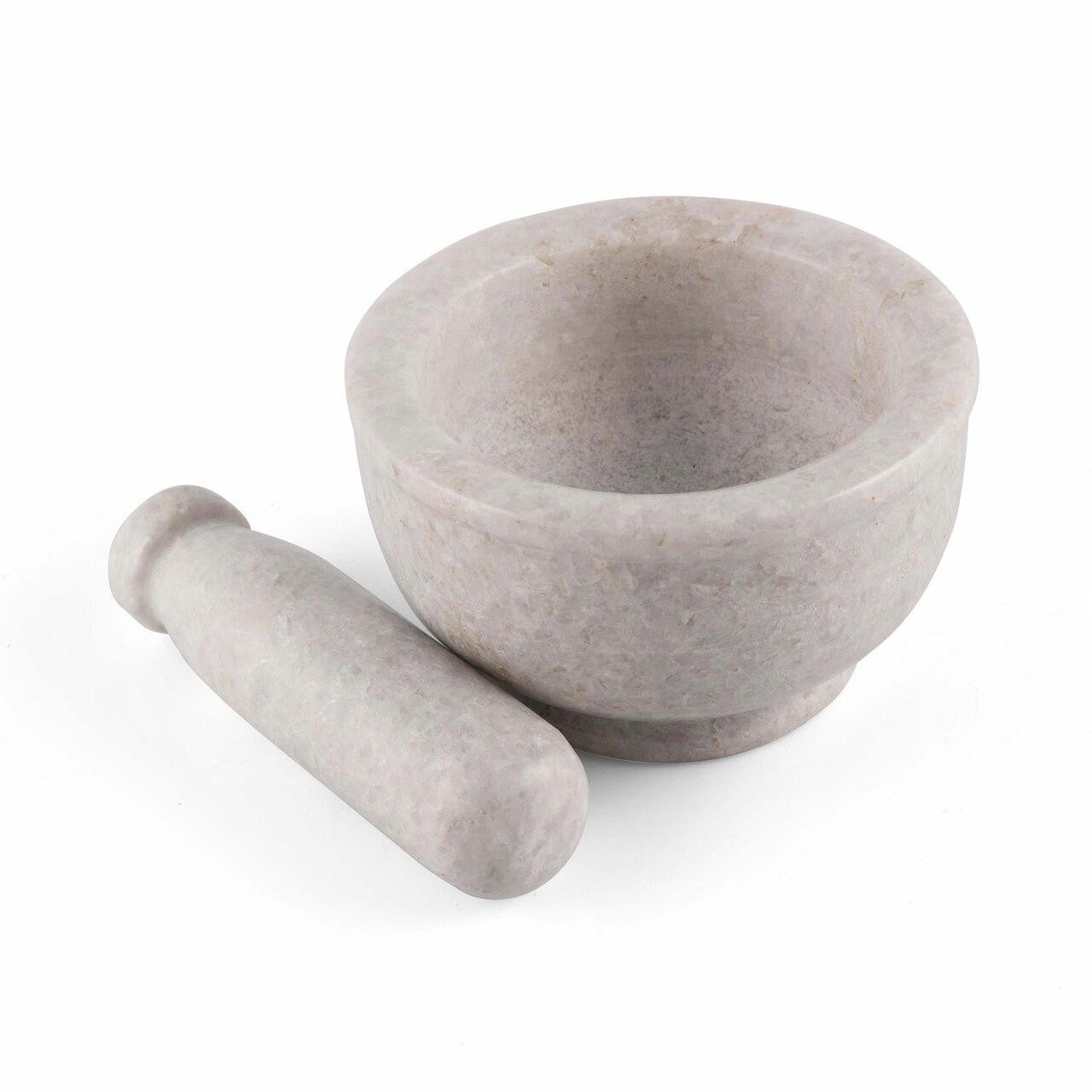 Bella White Marble Mortar Pestle Set