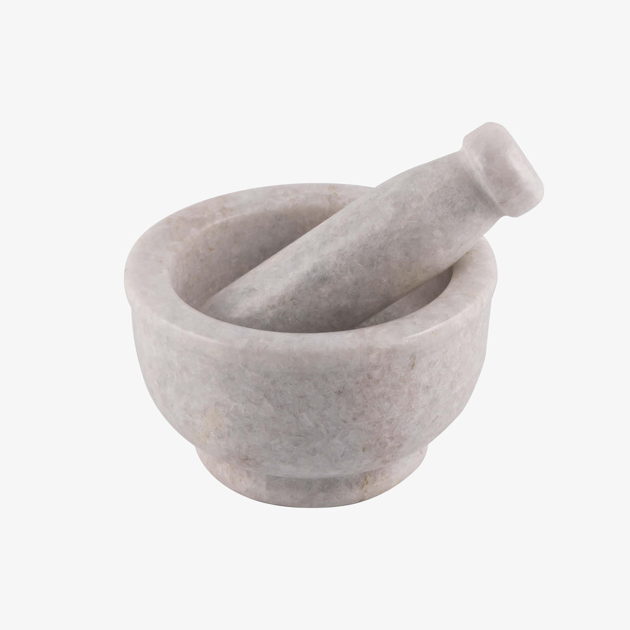 Bella White Marble Mortar Pestle Set